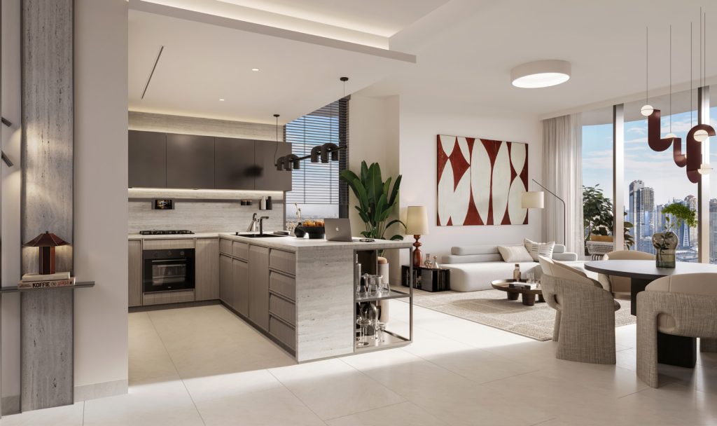 Eltiera Views apartment interior, developer rendering